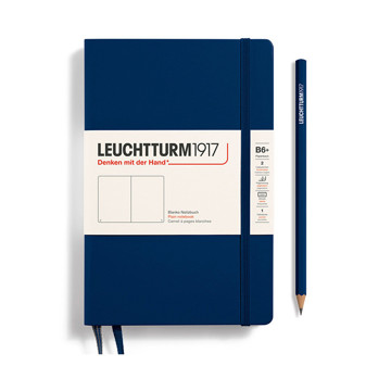 LEUCHTTURM1917 Paperback B6+ notitieboek Navy blanco