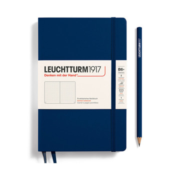 LEUCHTTURM1917 Paperback B6+ notitieboek Navy dotted