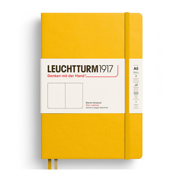 LEUCHTTURM1917 Medium A5 notitieboek Sunflower blanco