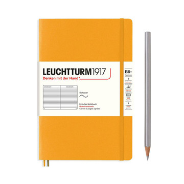 LEUCHTTURM1917 Paperback B6+ Softcover notitieboek Rising Sun gelijnd