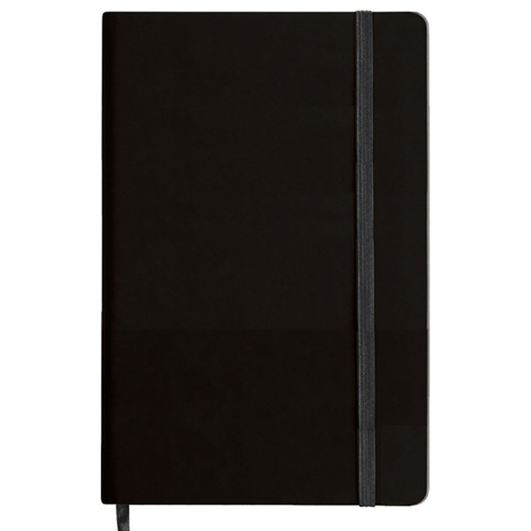 notitieboek Quantore A4 192 blz 80gr zwart gelijnd