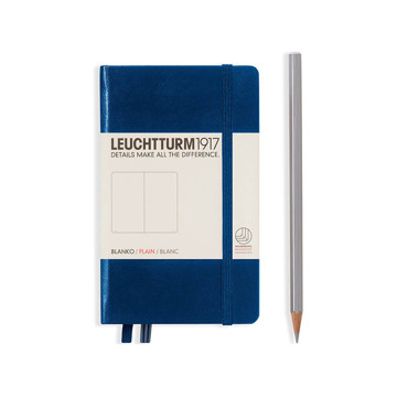 LEUCHTTURM1917 Pocket A6 notitieboek Navy blanco