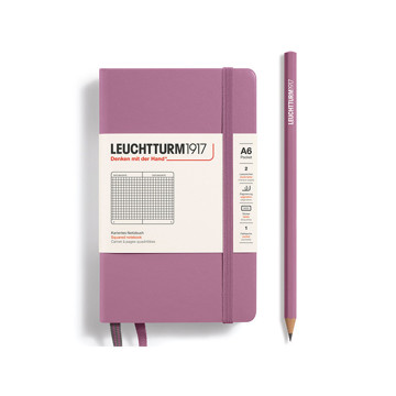 LEUCHTTURM1917 Pocket A6 notitieboek Dusty Rose geruit