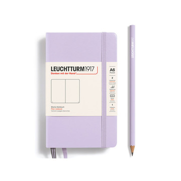 LEUCHTTURM1917 Pocket A6 notitieboek Lilac blanco
