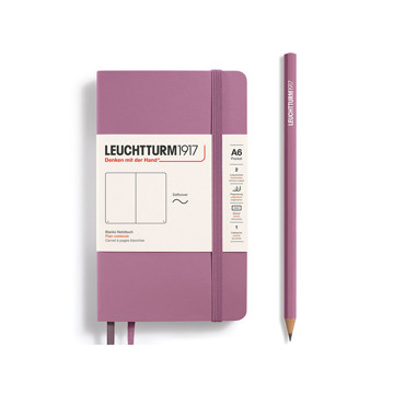 LEUCHTTURM1917 Pocket A6 Softcover notitieboek Dusty Rose blanco