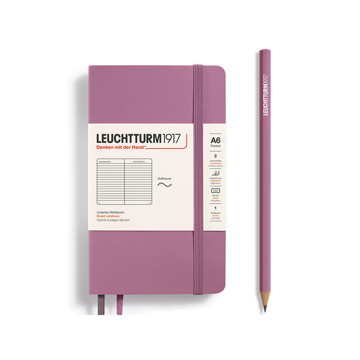 LEUCHTTURM1917 Pocket A6 Softcover notitieboek Dusty Rose gelijnd