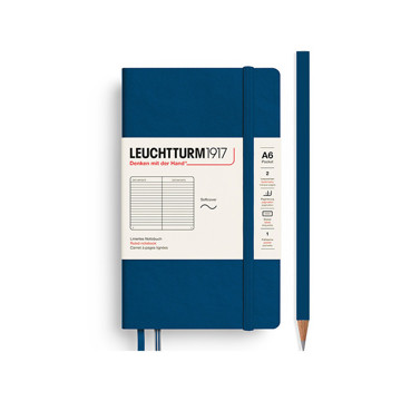 LEUCHTTURM1917 Pocket A6 Softcover notitieboek Indigo gelijnd