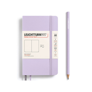LEUCHTTURM1917 Pocket A6 Softcover notitieboek Lilac blanco