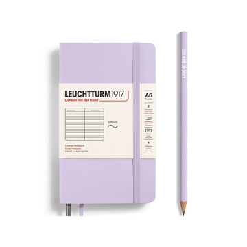 LEUCHTTURM1917 Pocket A6 Softcover notitieboek Lilac gelijnd