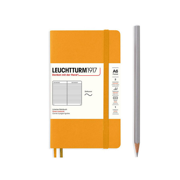 LEUCHTTURM1917 Pocket A6 Softcover notitieboek Rising Sun gelijnd