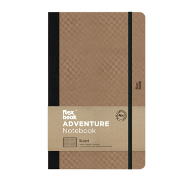 Flexbook Adventure Medium Camel gelijnd