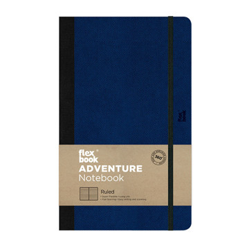 Flexbook Adventure Medium Royal Blue gelijnd