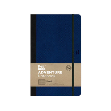 Flexbook Adventure Pocket Royal Blue gelijnd