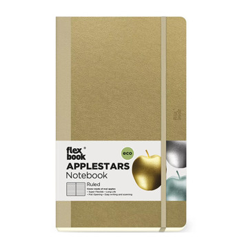Flexbook Applestar Medium Gold gelijnd