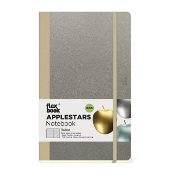 Flexbook Applestar Medium Silver gelijnd