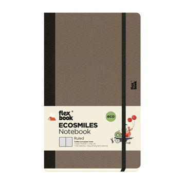 Flexbook Ecosmiles Medium Coffee gelijnd