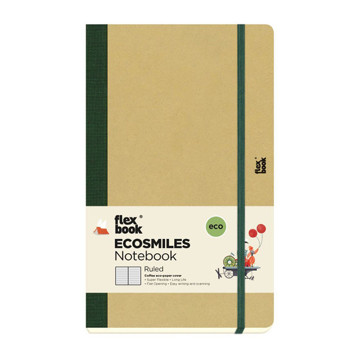 Flexbook Ecosmiles Medium Olive gelijnd