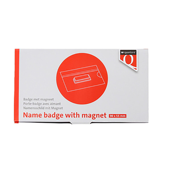 badge Quantore 55x90mm 24stuks magnetisch