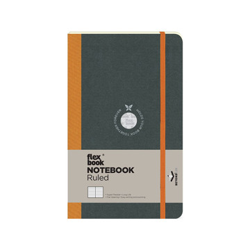 Flexbook Notebook Pocket Orange gelijnd