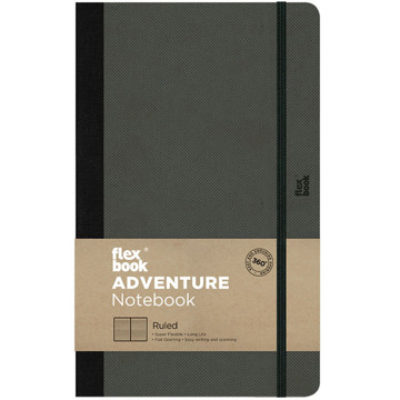 Flexbook Adventure Large  Off-Black gelijnd