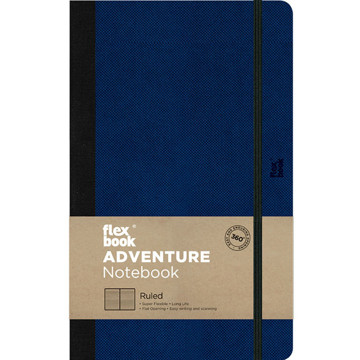 Flexbook Adventure Large  Royal Blue gelijnd