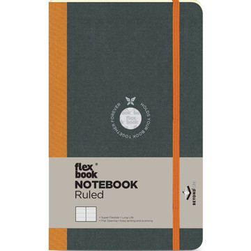 Flexbook Notebook Large Orange gelijnd