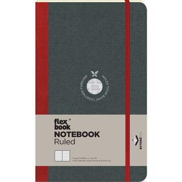 Flexbook Notebook Large Red gelijnd