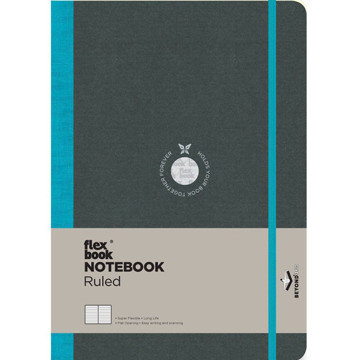 Flexbook Notebook Large Turquoise gelijnd