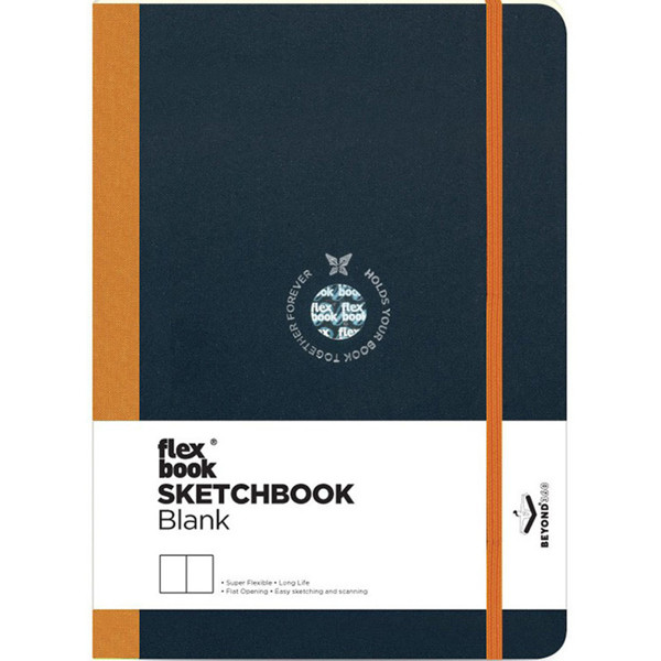 Flexbook Sketchbook A4+   Orange blanco
