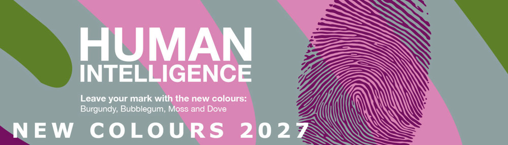 Kleurencollectie 2027 Dove Moss Bubblegum Burgundy